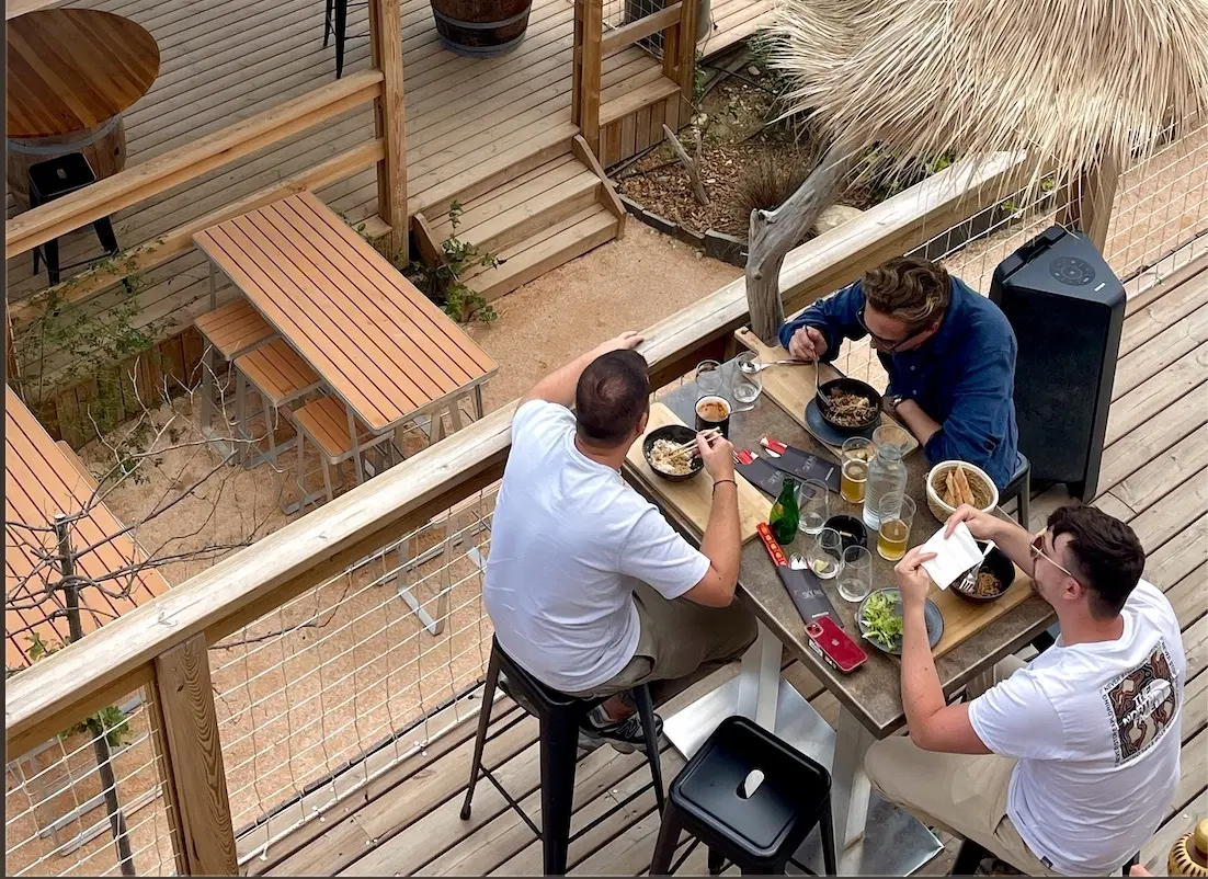 Lunch au Skybar