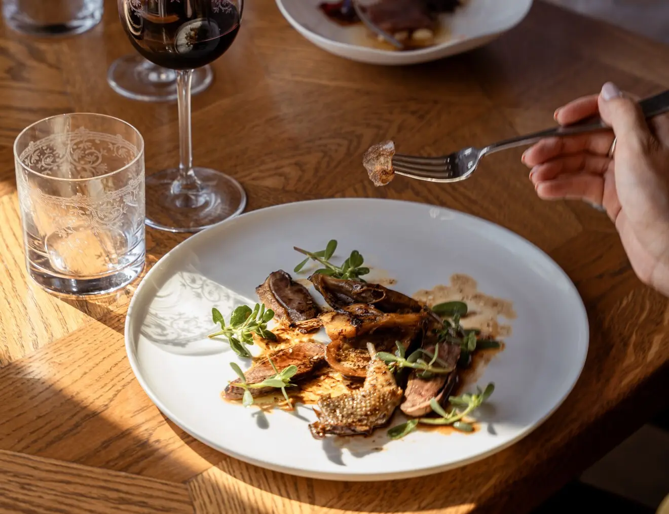 Menu le reflet de Valère en 7 services | Méditerranéo