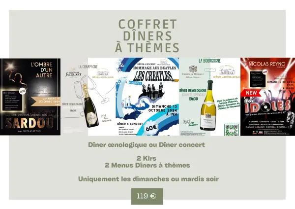 Coffret Soirée Thématique & Gastronomique — visuel 1