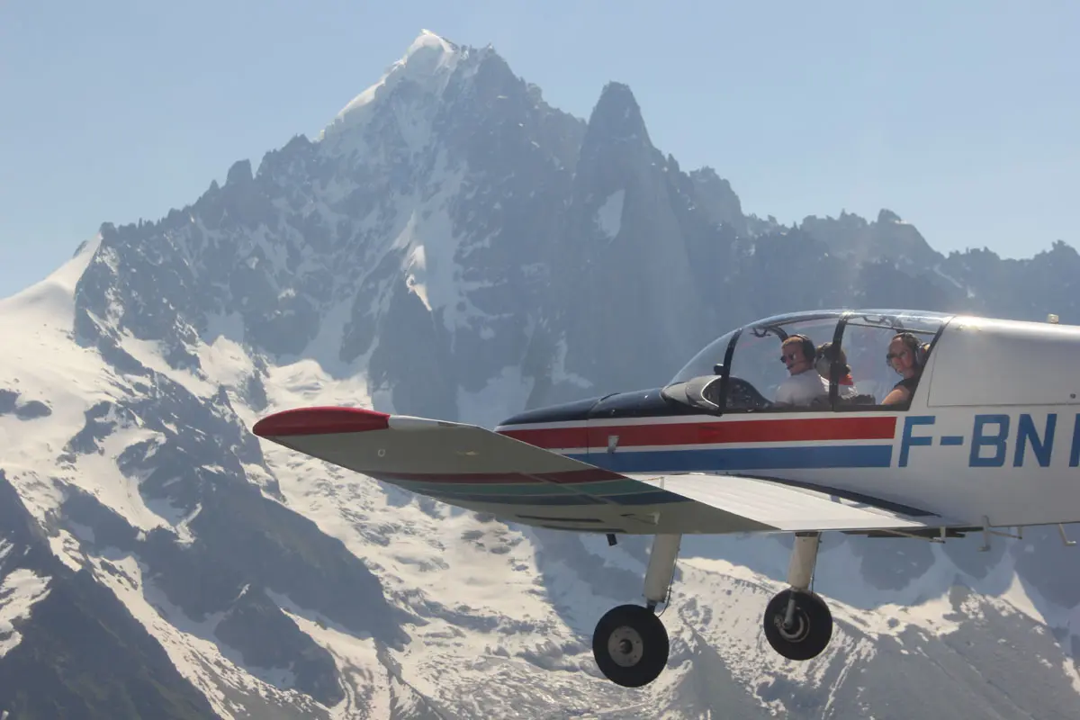 Survol du Mont-Blanc