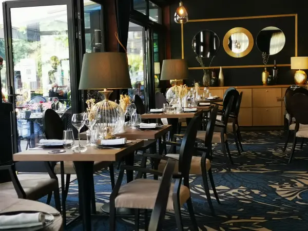 Restaurant l'Amphitryon - Hôtel le Boeuf Couronne — vue 2