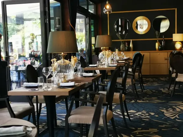 Restaurant l'Amphitryon - Hôtel le Boeuf Couronne — vue 2