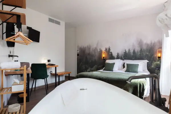 Hôtel les Glycines Restaurant les Hydropathes — vue 4
